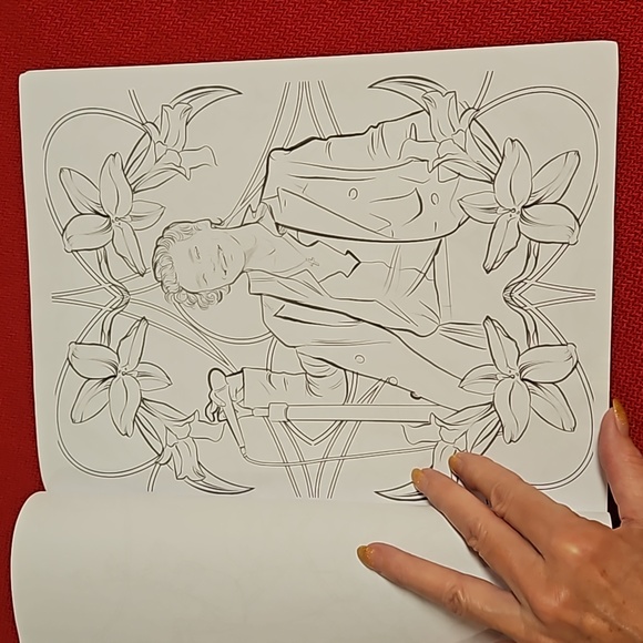 Harry Styles Coloring Book for Stylers 17 pages left fan band music merchandise - Picture 12 of 16